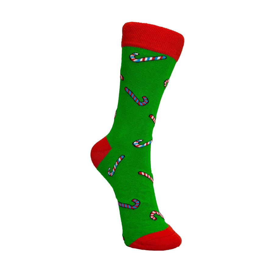 Sick Sock Candy Cane Christmas Socks