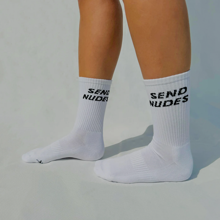 Sick Sock Send Nudes Cushioned